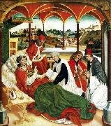 POLACK, Jan The Death of St Corbinian USA oil painting artist
